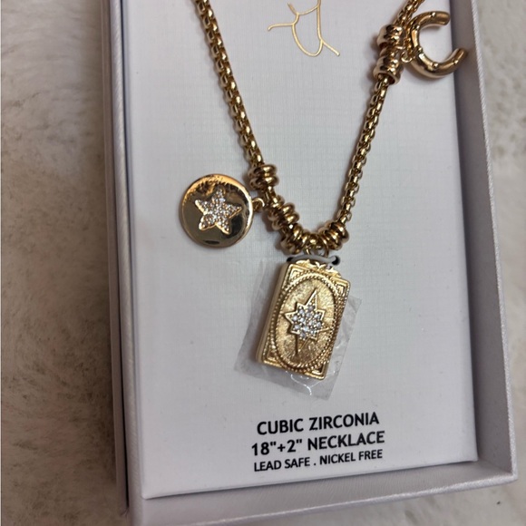 House of Harlow 1960 Gold Necklace Collection with Dainty Charms - Picture 1 of 2